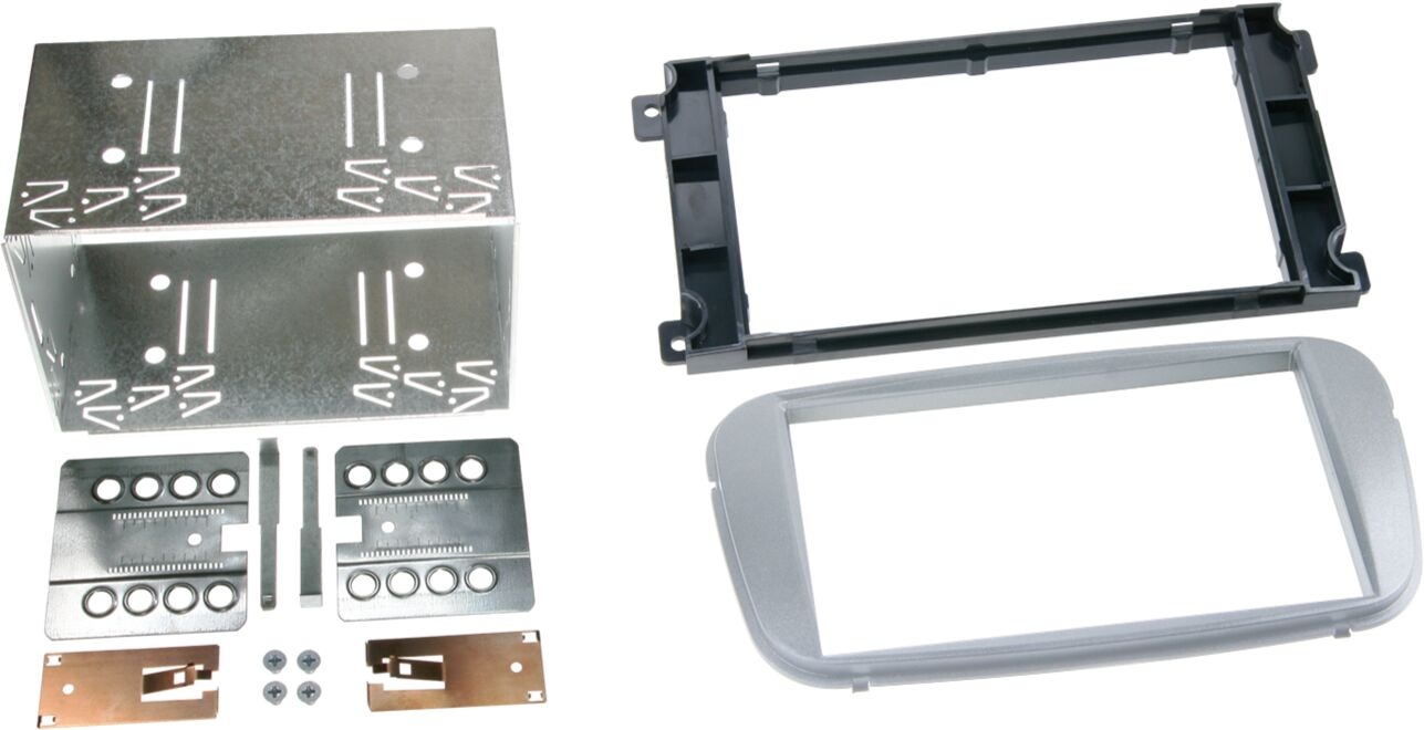 2-DIN Panel various models Ford - Color: silver