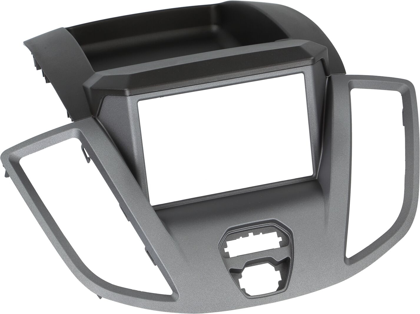 2-DIN Panel Ford Transit 2014-2019 - Color: Black / Anthracite