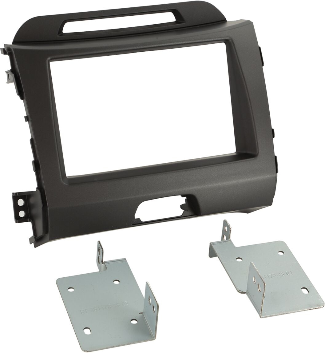 2-DIN Panel Kia Sportage III 2010-2016 - Color: Dark Gray