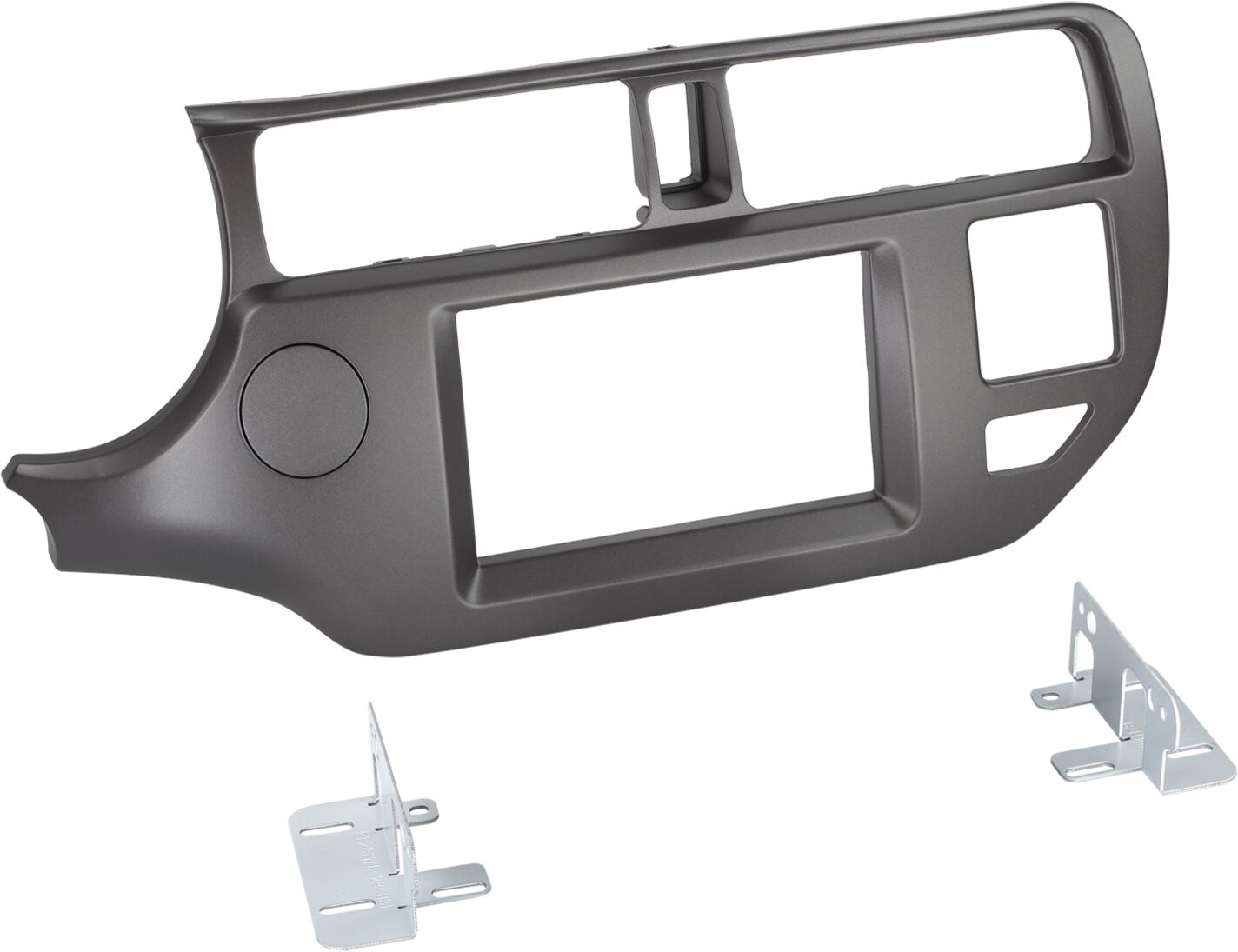 2-DIN Panel Kia Rio 2011-2015 Color: Anthracite