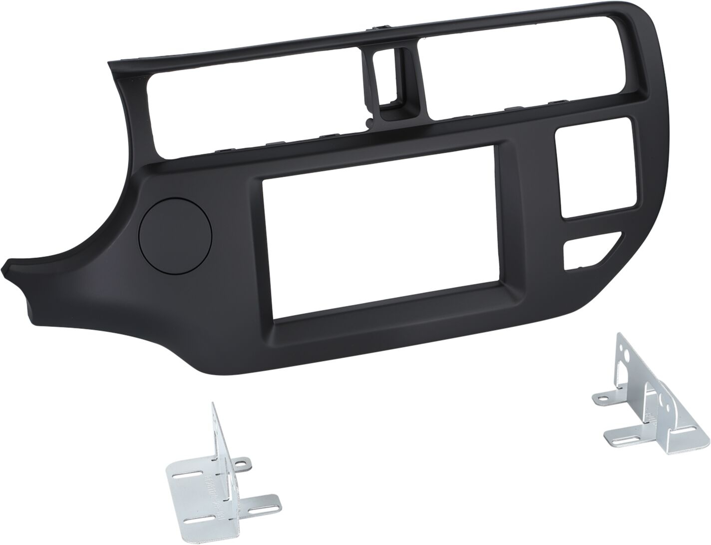 2-DIN Panel Kia Rio 2011-2015 Color: Black