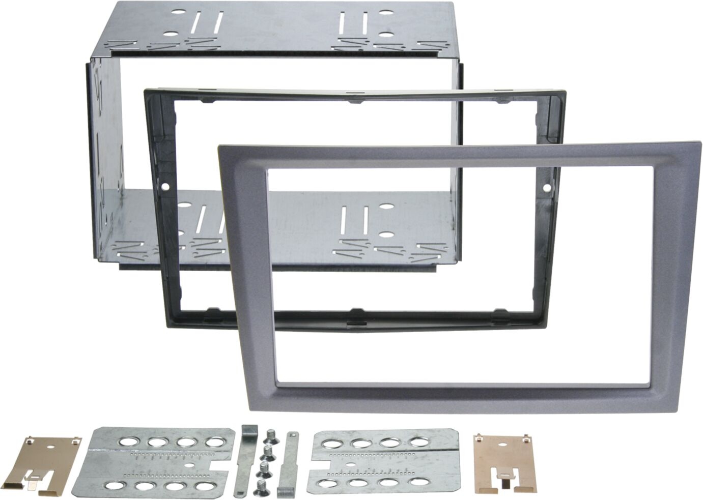 2-DIN Panel Opel - Renault - Subaru - Suzuki - Color: Charcoal Metalic