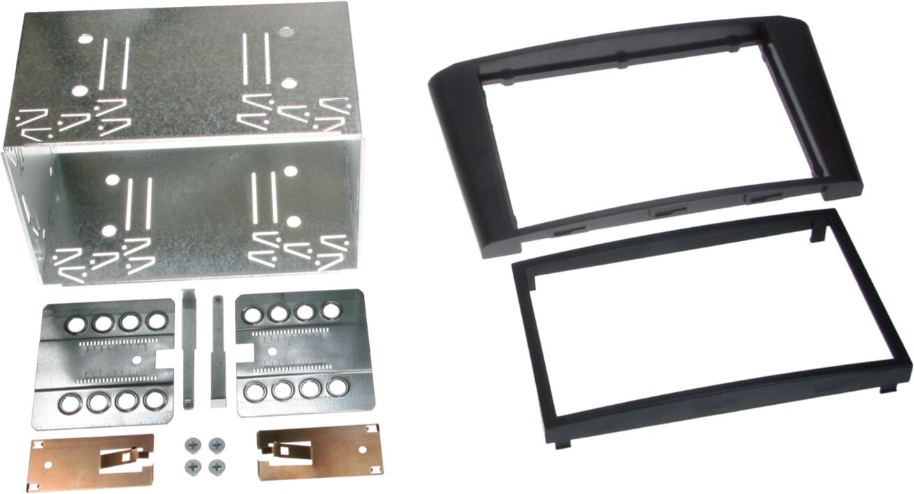 2-DIN Panel Toyota Avensis 2003-2009 Color: Black