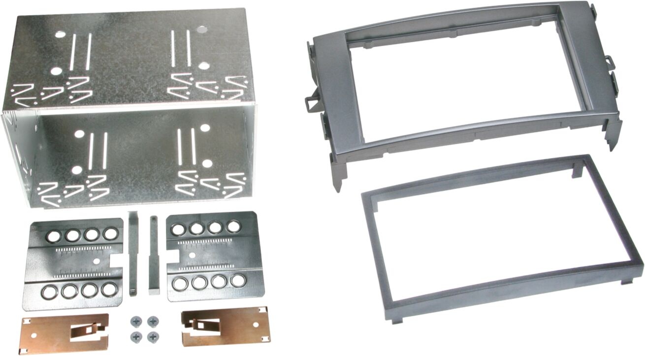 2-DIN Panel Toyota Auris/Verso | 2007-2013 | Color: Anthracite Gray