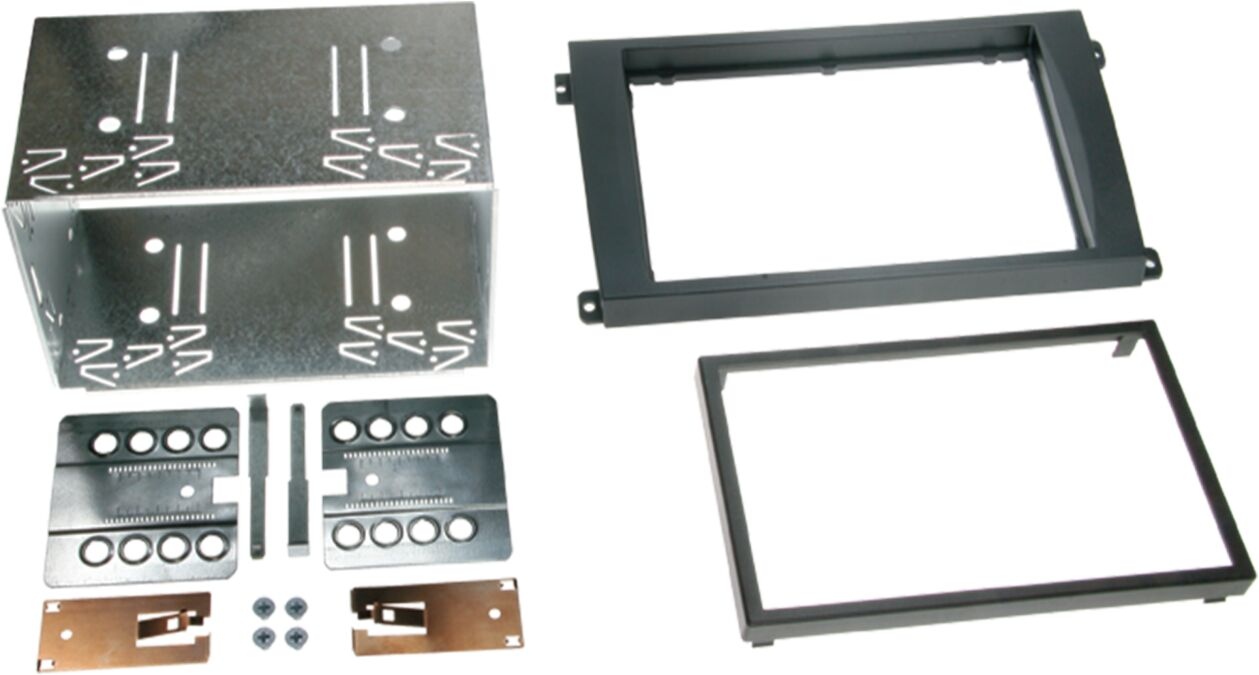 2-DIN Panel Porsche Cayenne 2002-2010 - Color: black