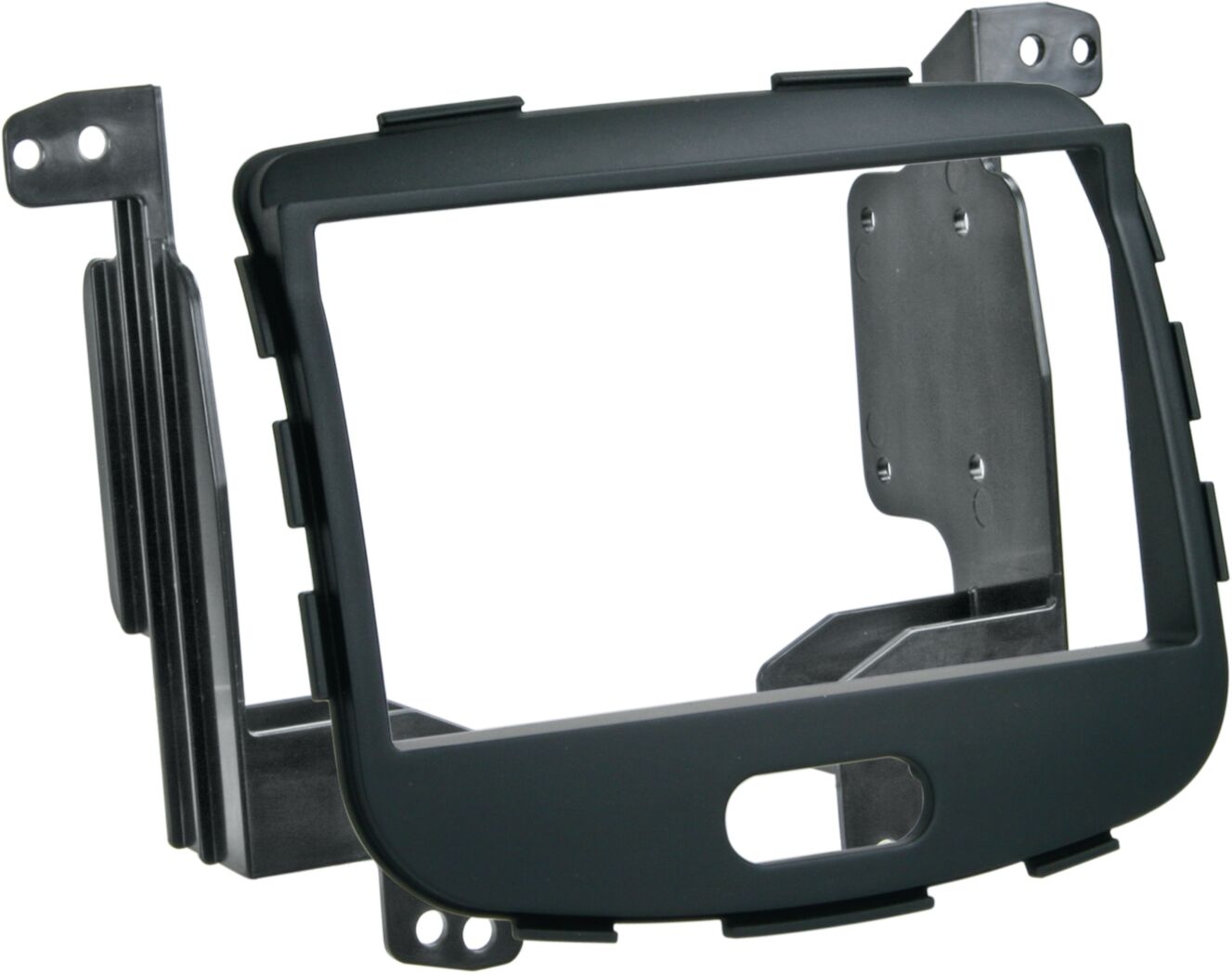 2-DIN Panel Hyundai I10 2008-2013 - Color: Rubber touch black