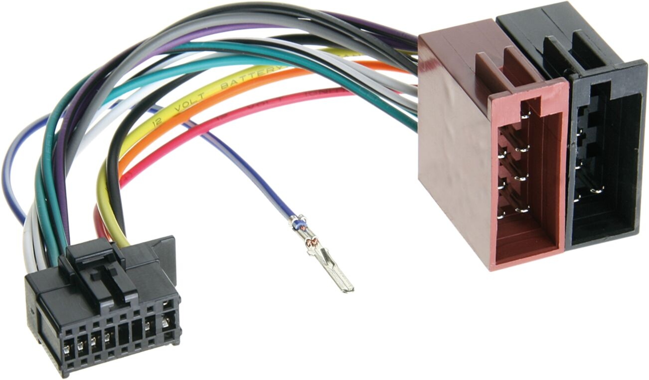 ACV 453023 Car Audio 16 Pin to Standard ISO Power & Speaker Connection
