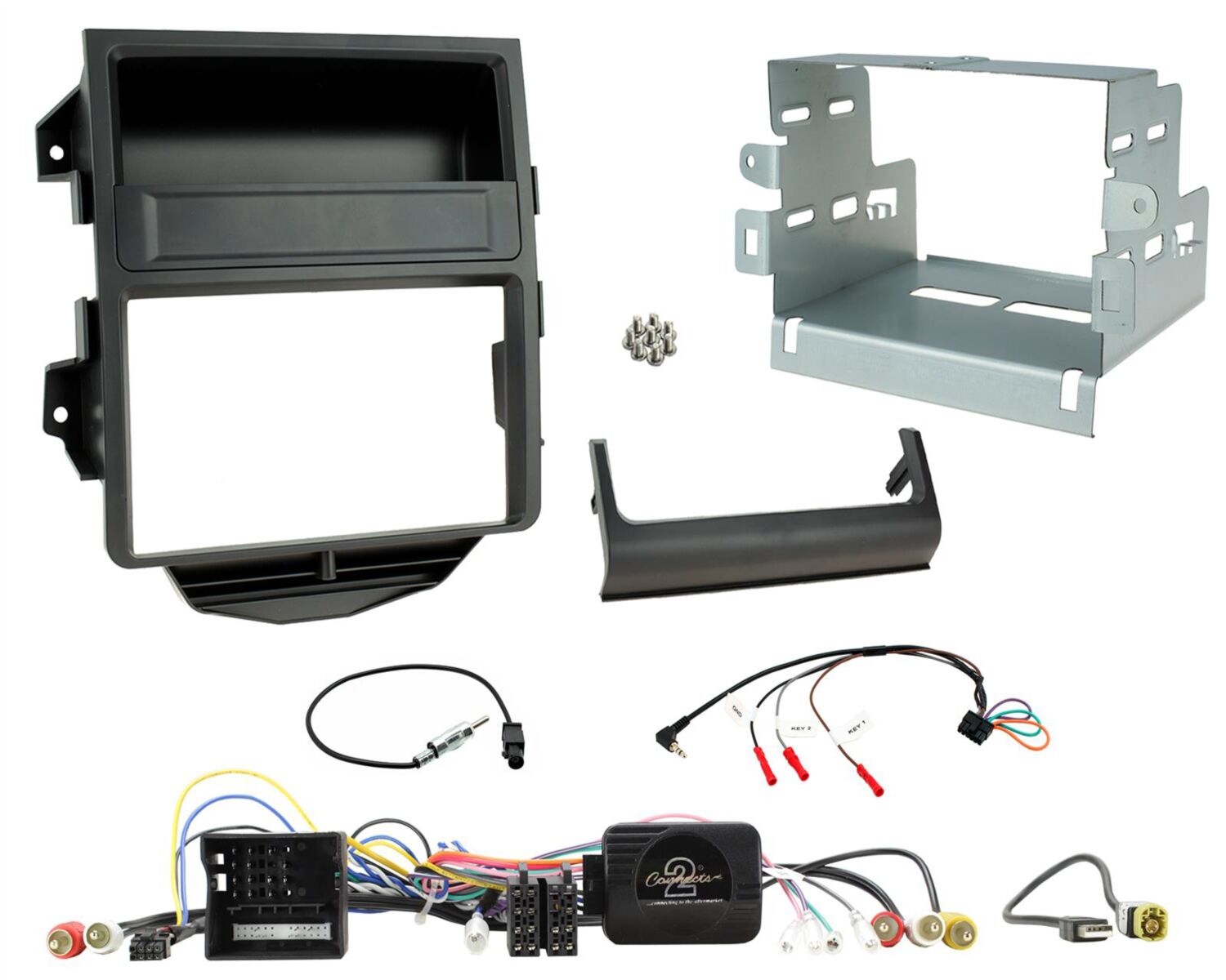 2-Din Installation KIT Porsche Macan 2014-2016 without sound system, SWI