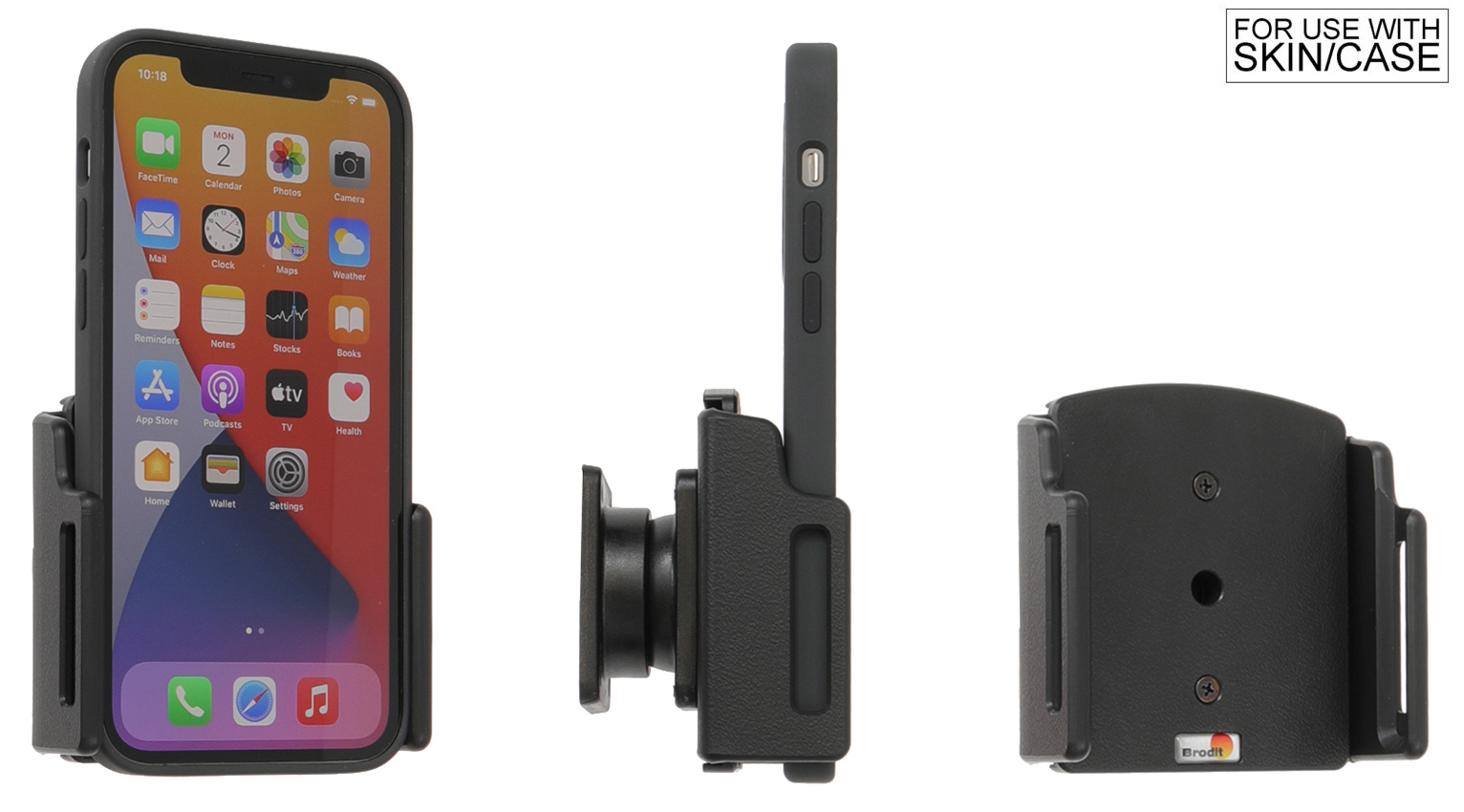 Apple iPhone 13/14/15Pro Passive Adjustable Holder with Swivel Mount