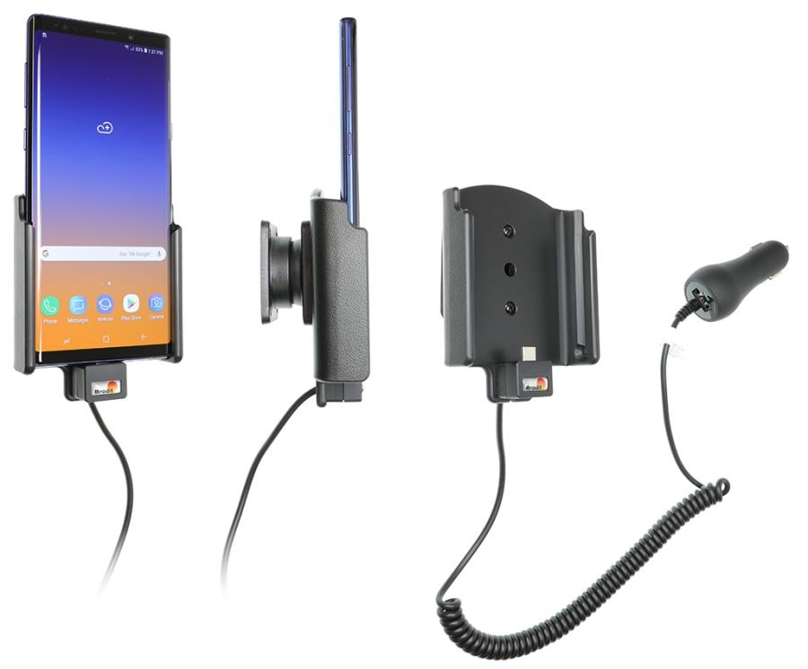 Samsung Galaxy Note 9 holder with 12/24V charger