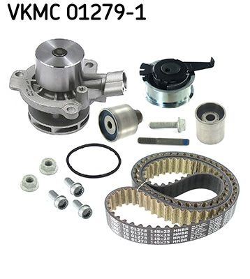 SKF Water Pump + Timing Belt Kit Number of Teeth: 145 VKMC 01279-1  VW,AUDI,SKODA,Golf VII Schrägheck (5G1, BQ1, BE1, BE2),Golf VII Variant (BA5, BV5)