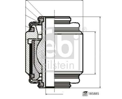 Control Arm Rubber 185885 FEBI