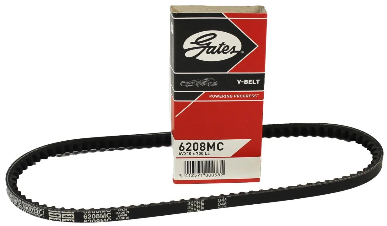 GATES V Belt VW,AUDI,RENAULT 6208MC 052903137,052903137A,GCB10700 Fenner Belt GFB376,UAM1058,5750F5,5750SP,75491758,75491768,96027231,96165760,4181525
