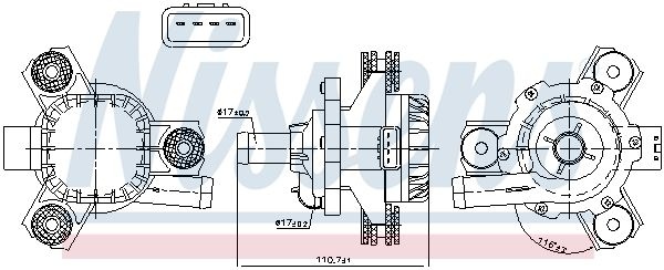 Auxiliary water pump (cooling water circuit)