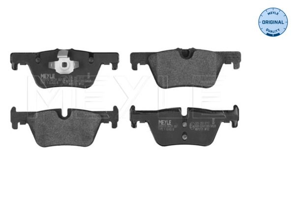 MEYLE Brake pad set ORIGINAL Quality 025 253 0717 Brake pads,Brake pad set, disc brake BMW,1 Schrägheck (F20),3 Touring (F31),3 Limousine (F30, F80)