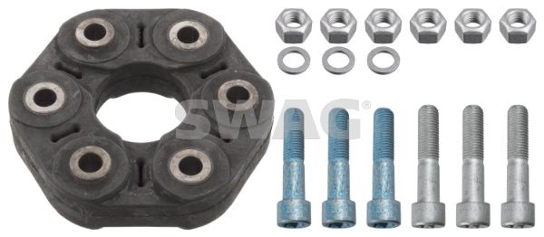 Rep. Set Hardy disc/Rubber Shaft Coupling