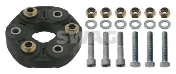 Rep. Set Hardy disc/Rubber shaft coupling