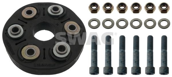 Rep. Set Hardy disc/Rubber shaft coupling