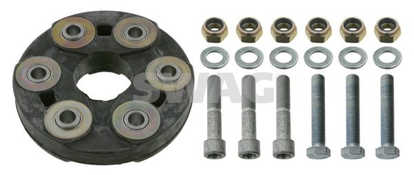 Rep. Set Hardy disc/Rubber shaft coupling