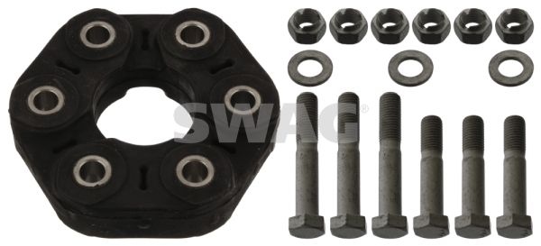 Rep. Set Hardy disc/Rubber shaft coupling