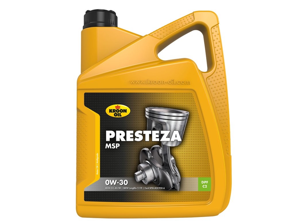 KROON OIL Engine oil Presteza MSP 0W-30 Capacity: 5l, Full Synthetic Oil 37320