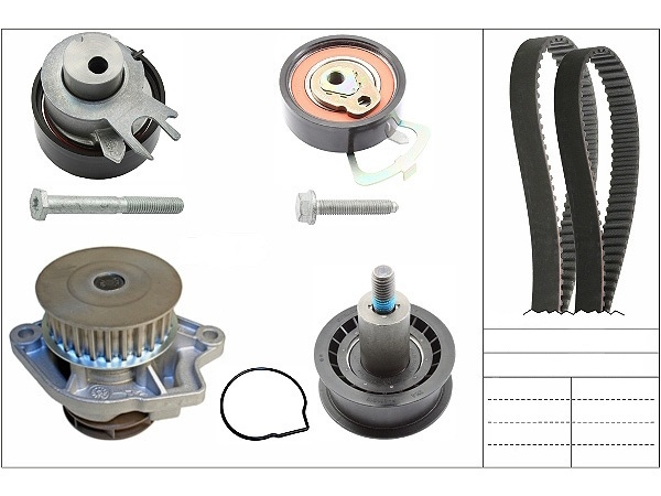INA Water Pump + Timing Belt Kit VW,SKODA,SEAT 530 0538 30 036109119AG,036109119M,036109119P 036109119Q,036109243AB,036109243AC,036109243AD