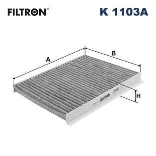 Filtron Invandigt Filter K 1103A Lancia K1103a Storlek 2