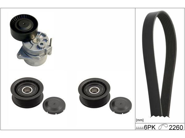 INA V-ribbed belt set MERCEDES-BENZ 529 0115 10 0002020019,0002020919,0019938696 0129974892,0139972392,0149970692,6112000270,6112000370,6112000470