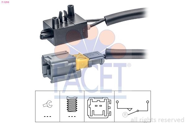 Switch, clutch control (cruise control) Made in Italy - OE Equivalent