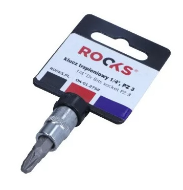 Rooks Bit Socket 1/4", PZ 3