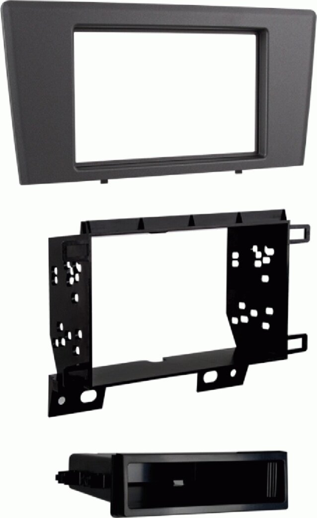 2-DIN Panel with pocket Nissan 370Z 2009-2019 Color: Black (METRA)