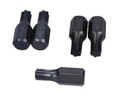 Rooks Bit 10 mm (3/8") Ribe M7 x 30 mm, 5 pieces