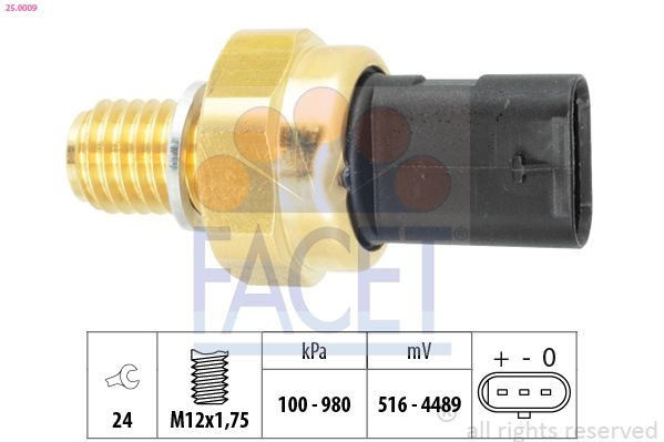 Oil pressure sensor