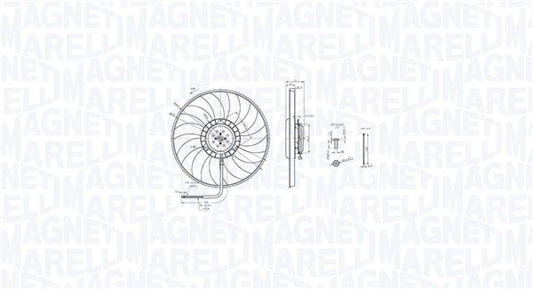 Magneti Marelli Kylflakt Mtc848ax Audi Mtc848ax Storlek 2