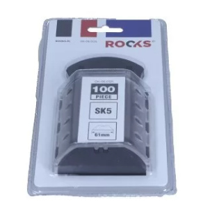 Rooks Trapezium spare cutting blades, 100 pieces