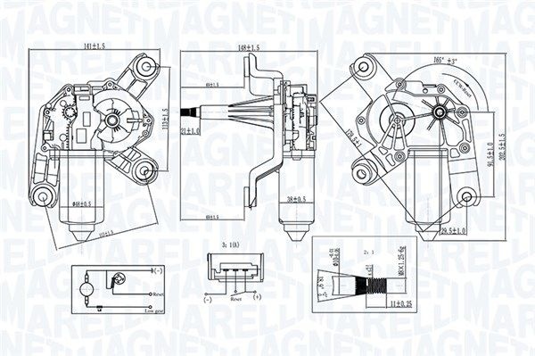 Windshield Wiper Motor