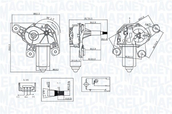 Windshield Wiper Motor