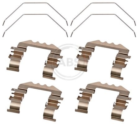 Accessory set, disc brake pad 1918Q ABS