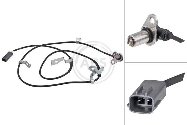 A.B.S. ABS Sensor FORD,MAZDA 31950 1454538,4883075,6M342C216BA ESP Sensor,Sensor, wheel speed 6M342C216BB,UM514372YC,UM534372Y,UM534372YA