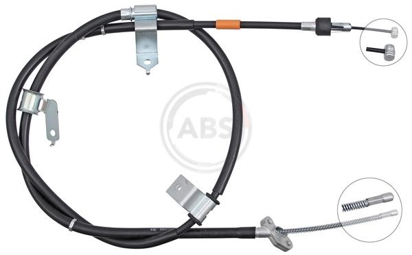 Traction cable, parking brake K10209 ABS