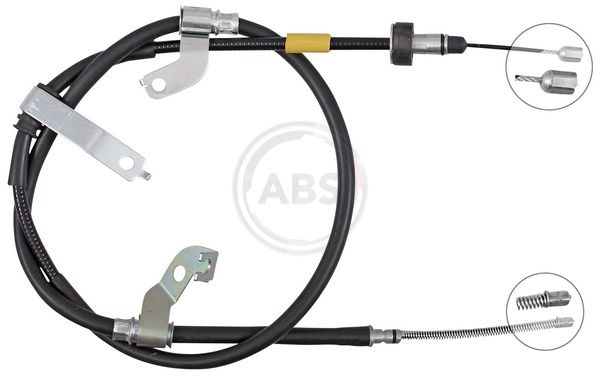 Traction cable, parking brake K17476 ABS