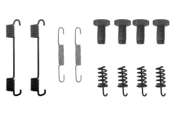 BOSCH Accessory Kit, parking brake shoes 1 987 475 077 MERCEDES-BENZ,A-Klasse (W169),B-Klasse (W245),190 (W201),VITO Bus (W639),Stufenheck (W124)