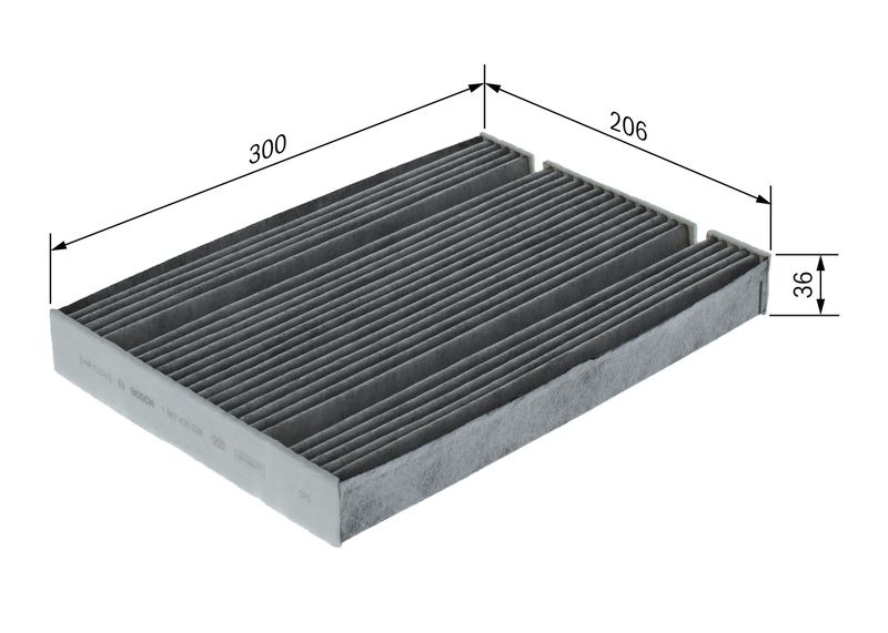 BOSCH Pollen filter Activated Carbon Filter 1 987 435 628 Filter, interior air,Cabin filter MERCEDES-BENZ,V-Klasse (W447),VITO Kasten (W447)