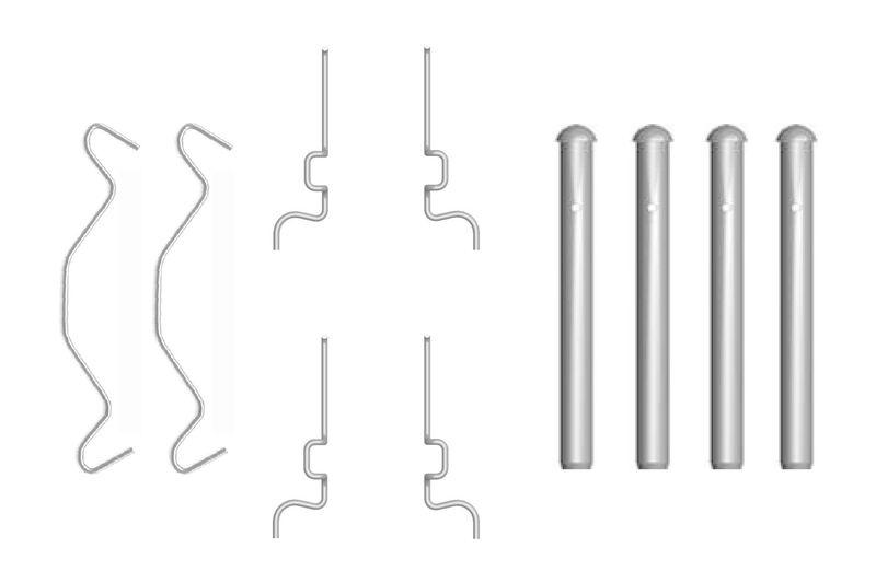 BOSCH Accessory Kit, disc brake pads 1 987 474 313  TOYOTA,MITSUBISHI,Yaris Schrägheck (_P1_),COROLLA Verso (ZER_, ZZE12_, R1_)