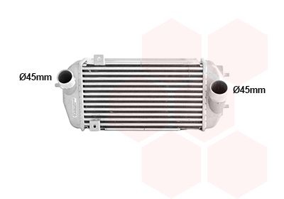 Intercooler, Charge Air Cooler 82014709 International Radiators