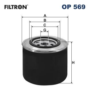 Filtron Oljefilter Op 569 Storlek 2