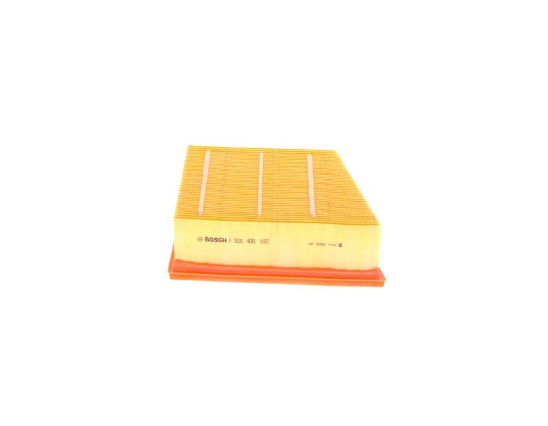 BOSCH Air filter Filter Insert F 026 400 592 Engine air filter,Engine filter FORD,Transit Custom V362 Kastenwagen (FY, FZ),Fiesta Mk7 Schrägheck