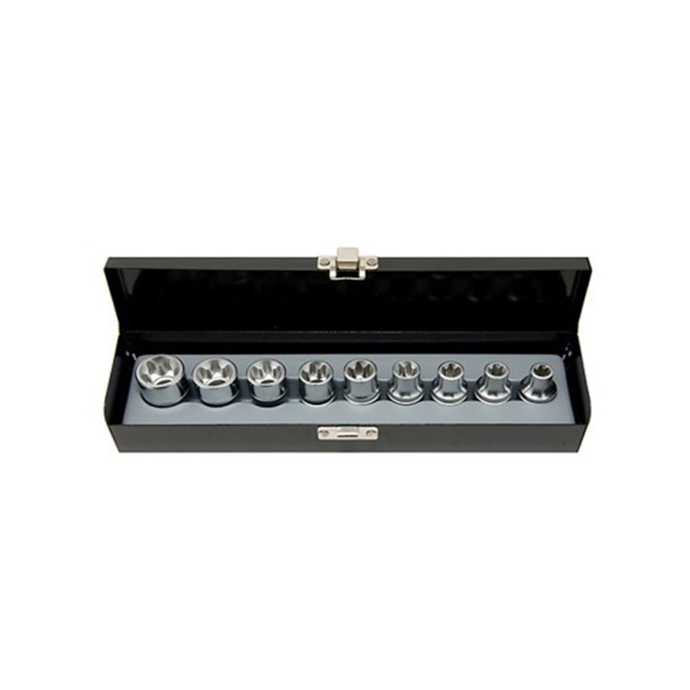 FORCE Socket set Male Torx 4093