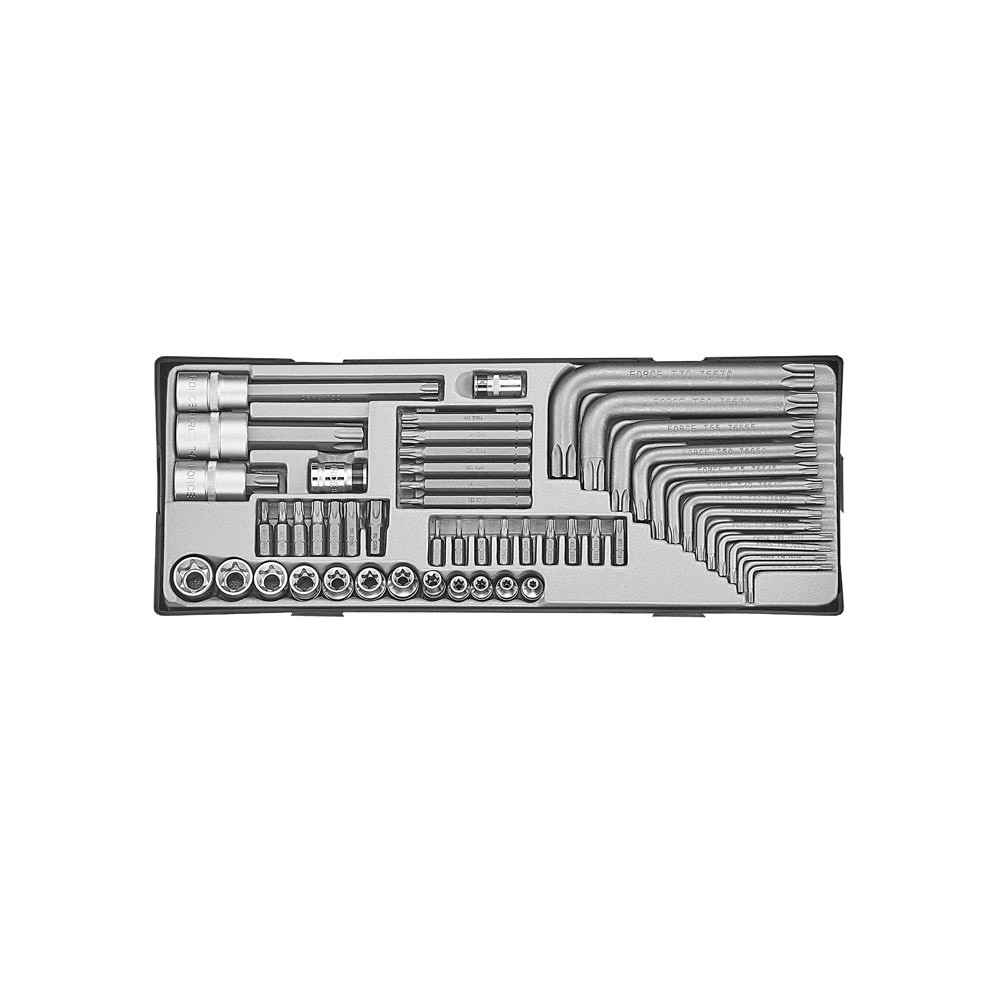 Torx kombinationsset 52 delar