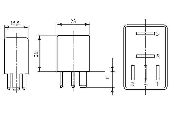 BOSCH Relay VW,MERCEDES-BENZ,OPEL 0 332 011 007 11129885,11129685,11129885  1K0951253,13266316,11129685,11129885,46520412,5M5Z14N089A,13266316,161590